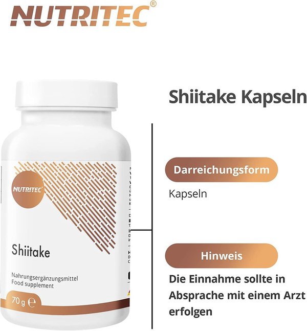Shiitake Vitalpilz mit Acerola Extrakt 120 Kapseln